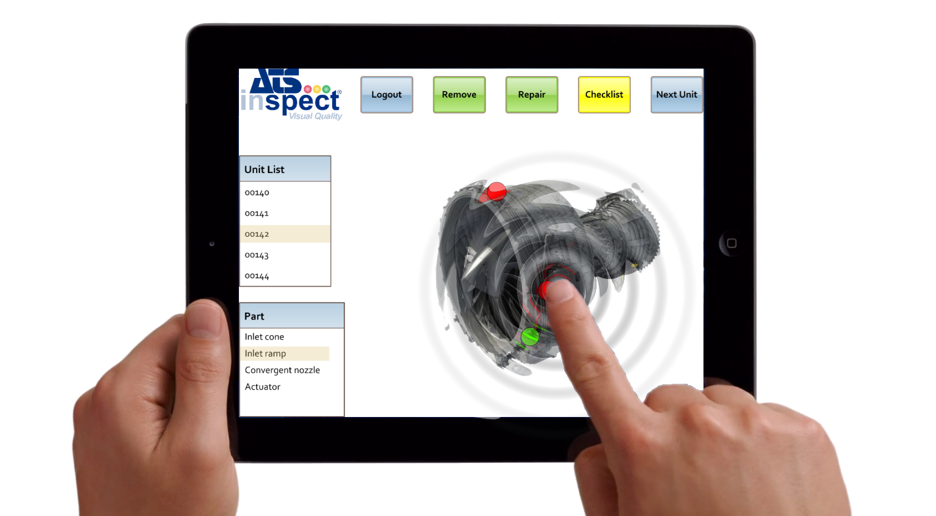 ATS Inspect - 3D ipad ATS Inspect - 3D ipad